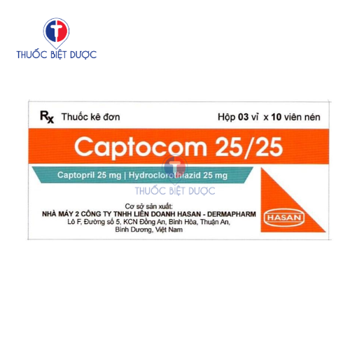 Captocom 25/ 25 - Thuốc Tải xuống APK HB88 Hoàn Trả Siêu Cao tăng huyết áp vô căn