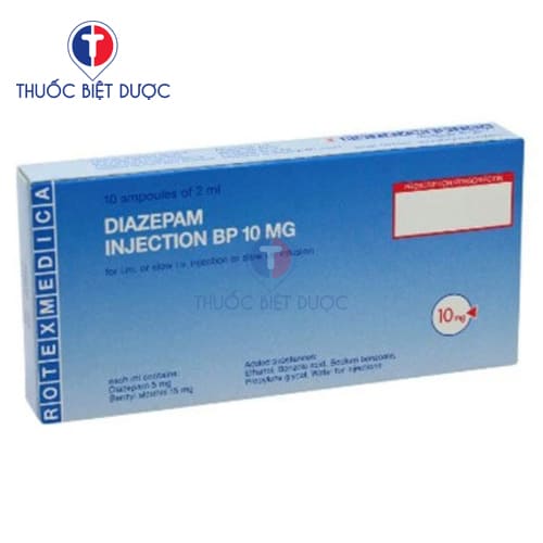 Diazepam Injection BP 10mg Rotexmedica