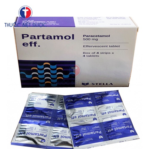 Partamol eff 500mg viên sủi