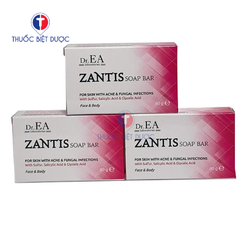 Zantis Soap Bar - Hỗ trợ làm sạch, loại bỏ bã nhờ trên da