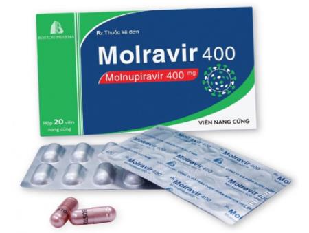 Giá bán lẻ thuốc kháng virus Molnupiravir từ hơn 8.000 đồng đến 12.500 đồng/viên