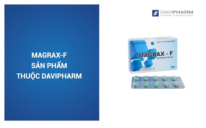 Thuốc MAGRAX-F (Etoricoxib 120mg); trong giảm đau cơn gút cấp